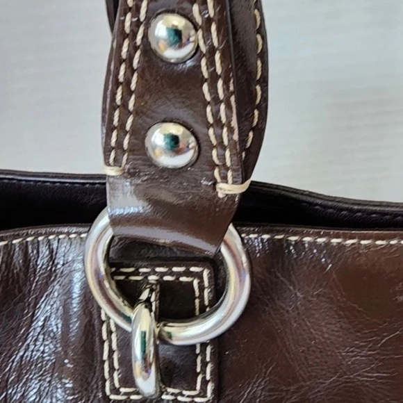 Coach Multicolor Plaid Tote Bag VINTAGE - Picture 4 of 15